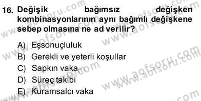 Küreselleşme ve Kültürlerarası İletişim Dersi 2013 - 2014 Yılı (Vize) Ara Sınav Soruları 16. Soru