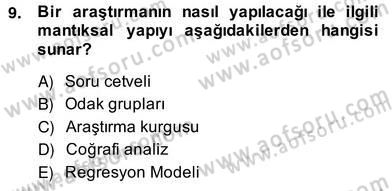 Küreselleşme ve Kültürlerarası İletişim Dersi 2013 - 2014 Yılı (Vize) Ara Sınav Soruları 9. Soru