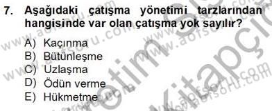 Küreselleşme ve Kültürlerarası İletişim Dersi 2013 - 2014 Yılı Tek Ders Sınav Soruları 7. Soru
