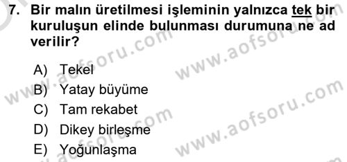 Küreselleşme ve Kültürlerarası İletişim Dersi 2023 - 2024 Yılı Yaz Okulu Sınav Soruları 7. Soru