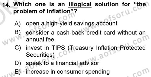 Communication Skills And Academic Reporting 2 Dersi 2023 - 2024 Yılı Yaz Okulu Sınav Soruları 14. Soru