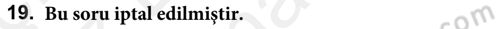 Turizm İçin İngilizce 1 Dersi 2017 - 2018 Yılı (Final) Dönem Sonu Sınav Soruları 19. Soru