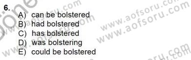 Bağlamsal Dilbilgisi 1 Dersi 2012 - 2013 Yılı (Final) Dönem Sonu Sınav Soruları 6. Soru