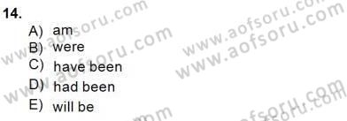 Bağlamsal Dilbilgisi 1 Dersi 2013 - 2014 Yılı (Final) Dönem Sonu Sınav Soruları 14. Soru