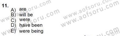 Bağlamsal Dilbilgisi 2 Dersi 2012 - 2013 Yılı (Final) Dönem Sonu Sınav Soruları 11. Soru