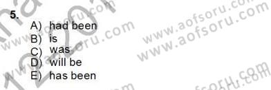 Bağlamsal Dilbilgisi 2 Dersi 2012 - 2013 Yılı (Final) Dönem Sonu Sınav Soruları 5. Soru