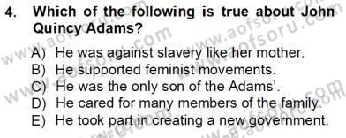 Okuma Ve Yazma Becerileri 1 Dersi 2012 - 2013 Yılı (Vize) Ara Sınav Soruları 4. Soru