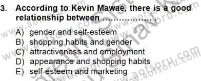 Okuma Ve Yazma Becerileri 1 Dersi 2012 - 2013 Yılı (Final) Dönem Sonu Sınav Soruları 3. Soru