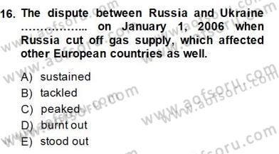 Okuma Ve Yazma Becerileri 1 Dersi 2013 - 2014 Yılı (Final) Dönem Sonu Sınav Soruları 16. Soru