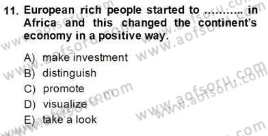 Okuma Ve Yazma Becerileri 1 Dersi 2014 - 2015 Yılı (Vize) Ara Sınav Soruları 11. Soru