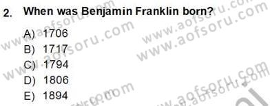 Okuma Ve Yazma Becerileri 1 Dersi 2014 - 2015 Yılı (Vize) Ara Sınav Soruları 2. Soru
