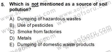 Okuma Ve Yazma Becerileri 1 Dersi 2014 - 2015 Yılı (Final) Dönem Sonu Sınav Soruları 5. Soru