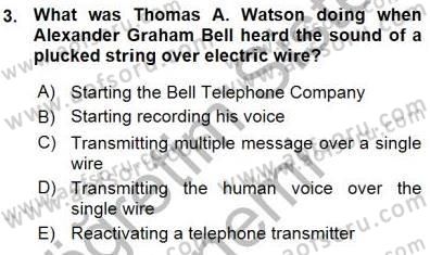 Okuma Ve Yazma Becerileri 1 Dersi 2015 - 2016 Yılı (Vize) Ara Sınav Soruları 3. Soru
