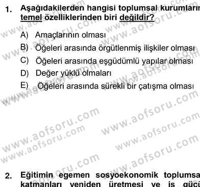 Okuma Ve Yazma Becerileri 2 Dersi 2012 - 2013 Yılı (Vize) Ara Sınav Soruları 1. Soru