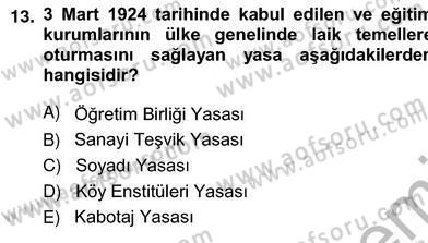 Okuma Ve Yazma Becerileri 2 Dersi 2012 - 2013 Yılı (Vize) Ara Sınav Soruları 12. Soru