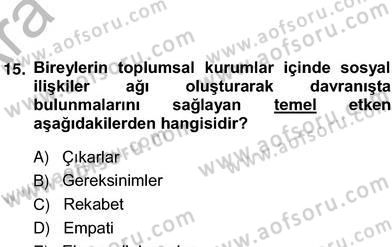 Okuma Ve Yazma Becerileri 2 Dersi 2012 - 2013 Yılı (Vize) Ara Sınav Soruları 14. Soru