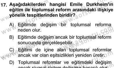 Okuma Ve Yazma Becerileri 2 Dersi 2012 - 2013 Yılı (Vize) Ara Sınav Soruları 16. Soru