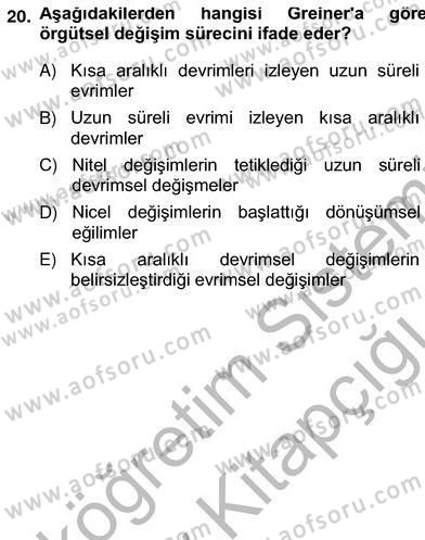 Okuma Ve Yazma Becerileri 2 Dersi 2012 - 2013 Yılı (Vize) Ara Sınav Soruları 19. Soru