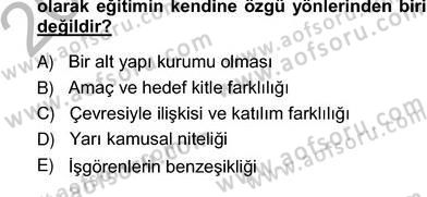 Okuma Ve Yazma Becerileri 2 Dersi 2012 - 2013 Yılı (Vize) Ara Sınav Soruları 4. Soru