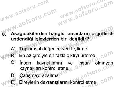 Okuma Ve Yazma Becerileri 2 Dersi 2012 - 2013 Yılı (Vize) Ara Sınav Soruları 7. Soru