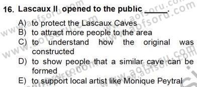 Okuma Ve Yazma Becerileri 2 Dersi 2012 - 2013 Yılı (Final) Dönem Sonu Sınav Soruları 16. Soru