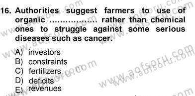 İleri Okuma Ve Yazma Becerileri 2 Dersi 2012 - 2013 Yılı (Vize) Ara Sınav Soruları 16. Soru