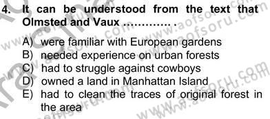 İleri Okuma Ve Yazma Becerileri 2 Dersi 2012 - 2013 Yılı (Vize) Ara Sınav Soruları 4. Soru