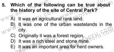 İleri Okuma Ve Yazma Becerileri 2 Dersi 2012 - 2013 Yılı (Vize) Ara Sınav Soruları 5. Soru