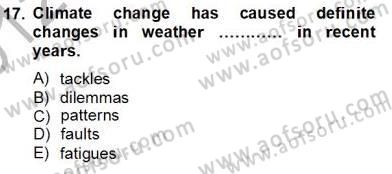 İleri Okuma Ve Yazma Becerileri 2 Dersi 2012 - 2013 Yılı (Final) Dönem Sonu Sınav Soruları 17. Soru