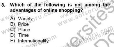 İleri Okuma Ve Yazma Becerileri 2 Dersi 2012 - 2013 Yılı (Final) Dönem Sonu Sınav Soruları 8. Soru