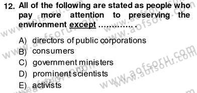 İleri Okuma Ve Yazma Becerileri 2 Dersi 2013 - 2014 Yılı (Vize) Ara Sınav Soruları 12. Soru