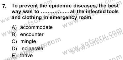 İleri Okuma Ve Yazma Becerileri 2 Dersi 2013 - 2014 Yılı (Vize) Ara Sınav Soruları 7. Soru