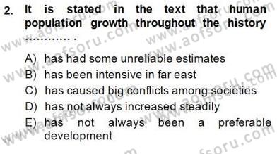 İleri Okuma Ve Yazma Becerileri 2 Dersi 2014 - 2015 Yılı (Final) Dönem Sonu Sınav Soruları 2. Soru