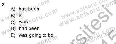 Bağlamsal Dilbilgisi 3 Dersi 2014 - 2015 Yılı (Vize) Ara Sınav Soruları 2. Soru