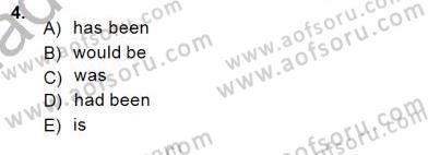 Bağlamsal Dilbilgisi 3 Dersi 2014 - 2015 Yılı (Vize) Ara Sınav Soruları 4. Soru