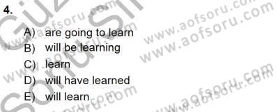 Bağlamsal Dilbilgisi 3 Dersi 2015 - 2016 Yılı (Final) Dönem Sonu Sınav Soruları 4. Soru
