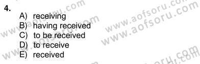 Bağlamsal Dilbilgisi 4 Dersi 2012 - 2013 Yılı (Vize) Ara Sınav Soruları 4. Soru