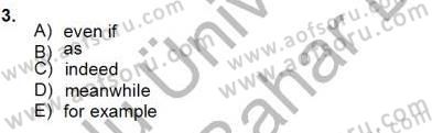 Bağlamsal Dilbilgisi 4 Dersi 2012 - 2013 Yılı (Final) Dönem Sonu Sınav Soruları 3. Soru