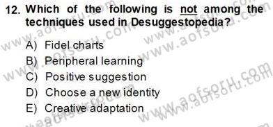 İngilizce Öğretiminde Yaklaşımlar Dersi 2013 - 2014 Yılı (Final) Dönem Sonu Sınav Soruları 12. Soru