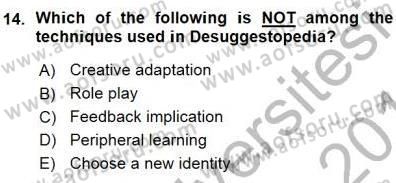 İngilizce Öğretiminde Yaklaşımlar Dersi 2015 - 2016 Yılı (Vize) Ara Sınav Soruları 14. Soru