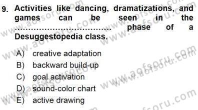 İngilizce Öğretiminde Yaklaşımlar Dersi 2015 - 2016 Yılı (Final) Dönem Sonu Sınav Soruları 9. Soru