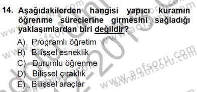 İng. Öğretmenliğinde Öğretim Teknolojileri Ve Materyal Tasarımı 1 Dersi 2012 - 2013 Yılı (Vize) Ara Sınav Soruları 14. Soru