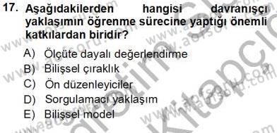İng. Öğretmenliğinde Öğretim Teknolojileri Ve Materyal Tasarımı 1 Dersi 2012 - 2013 Yılı (Vize) Ara Sınav Soruları 17. Soru