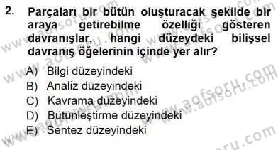 İng. Öğretmenliğinde Öğretim Teknolojileri Ve Materyal Tasarımı 1 Dersi 2012 - 2013 Yılı (Final) Dönem Sonu Sınav Soruları 2. Soru