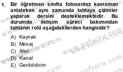 İng. Öğretmenliğinde Öğretim Teknolojileri Ve Materyal Tasarımı 1 Dersi 2013 - 2014 Yılı (Vize) Ara Sınav Soruları 1. Soru