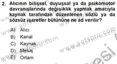 İng. Öğretmenliğinde Öğretim Teknolojileri Ve Materyal Tasarımı 1 Dersi 2015 - 2016 Yılı (Final) Dönem Sonu Sınav Soruları 2. Soru