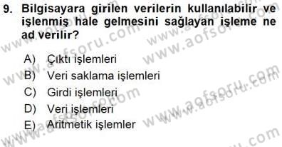 İng. Öğretmenliğinde Öğretim Teknolojileri Ve Materyal Tasarımı 1 Dersi 2015 - 2016 Yılı (Final) Dönem Sonu Sınav Soruları 9. Soru