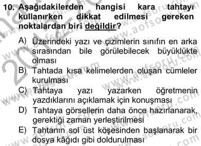 İng. Öğretmenliğinde Öğretim Teknolojileri Ve Materyal Tasarımı 2 Dersi 2012 - 2013 Yılı (Vize) Ara Sınavı 10. Soru