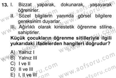 İng. Öğretmenliğinde Öğretim Teknolojileri Ve Materyal Tasarımı 2 Dersi 2012 - 2013 Yılı (Vize) Ara Sınav Soruları 13. Soru