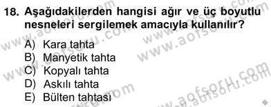 İng. Öğretmenliğinde Öğretim Teknolojileri Ve Materyal Tasarımı 2 Dersi 2012 - 2013 Yılı (Vize) Ara Sınav Soruları 18. Soru